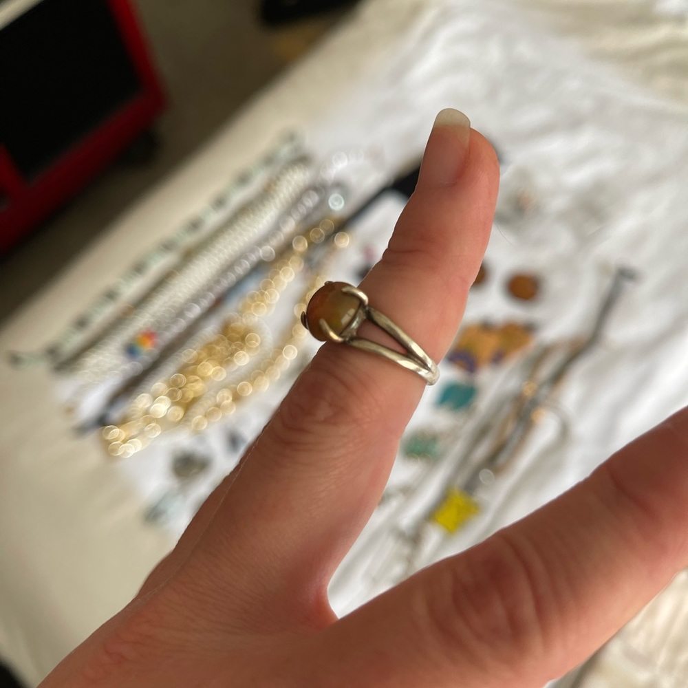 Black Opal Ring - image 5